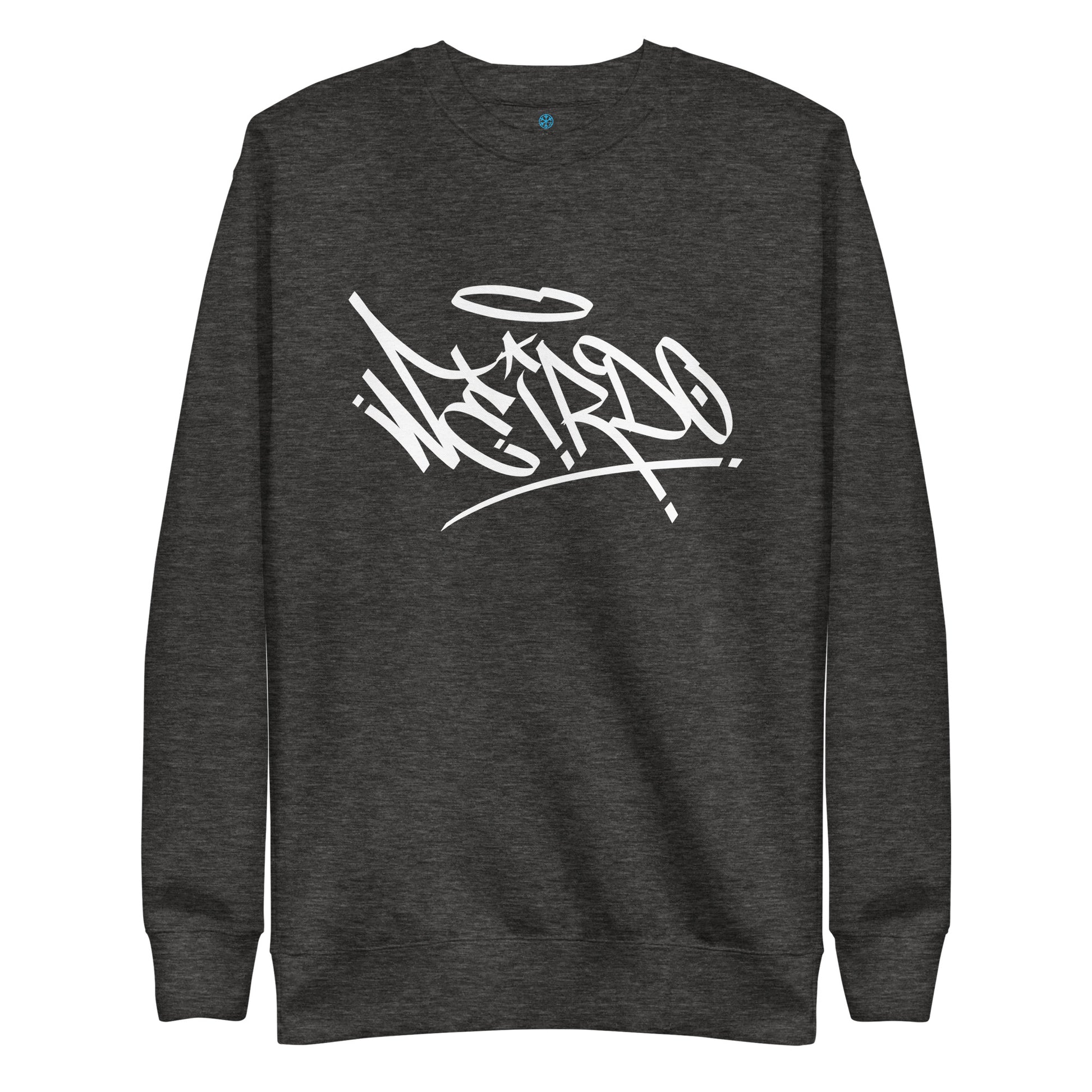 Weirdo Tag Sweatshirt Dark Gray by B.Different Clothing street art graffiti inspired streetwear brand