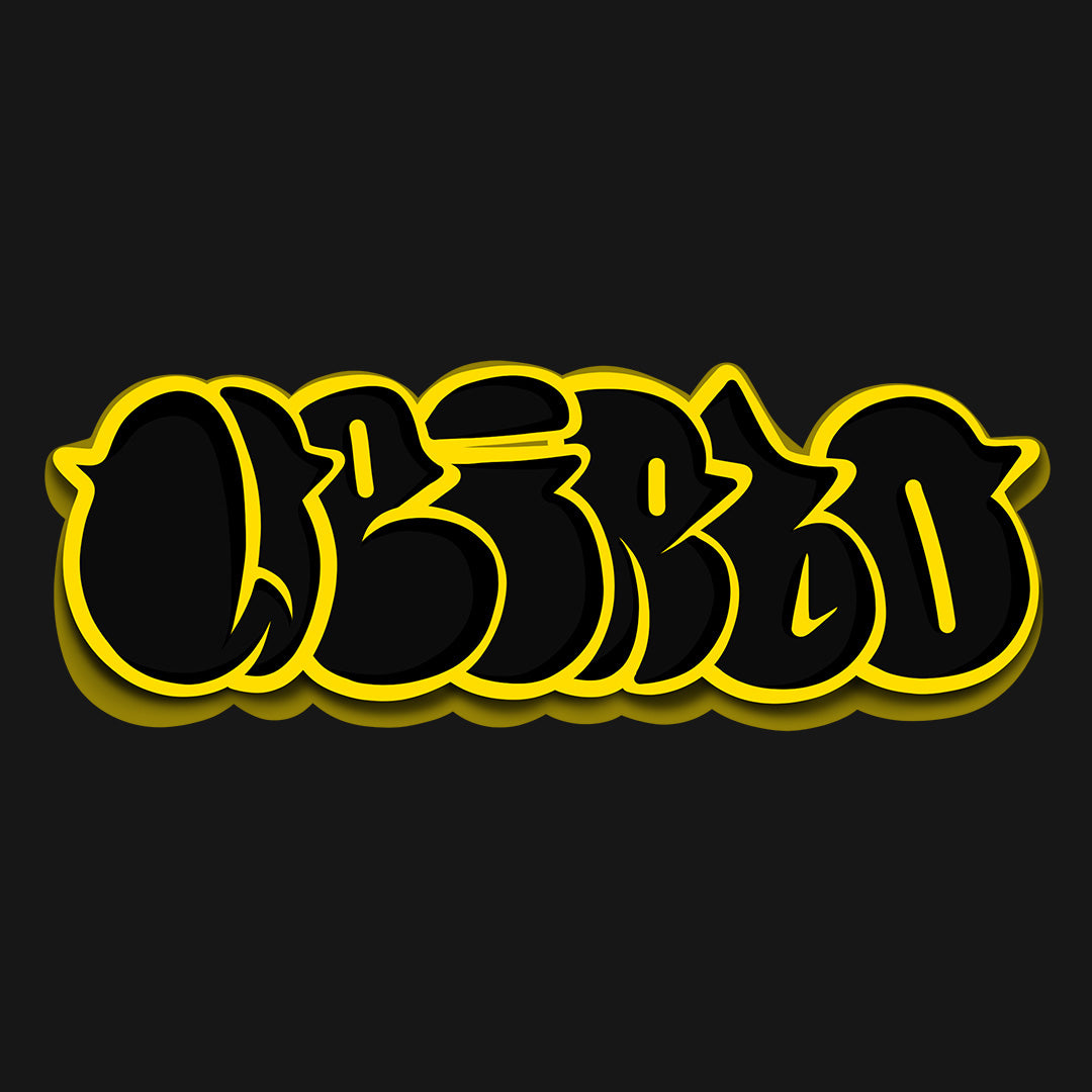 graphic of Weirdo Throwie Hoodie by B.Different Clothing street art graffiti inspired streetwear brand